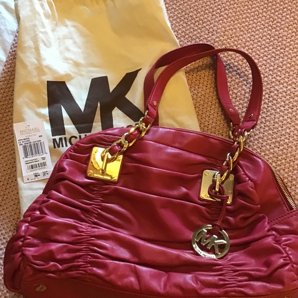 Michael Kors Leather Satchel
